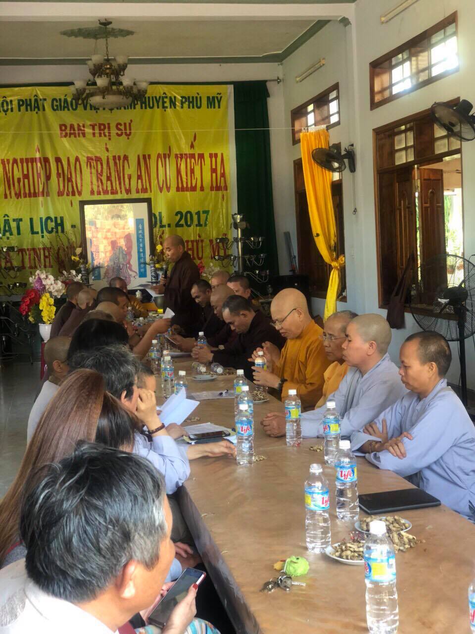 BTS huyện Phù Mỹ họp triển khai công tác Đại Lễ Phật Đản PL 2562