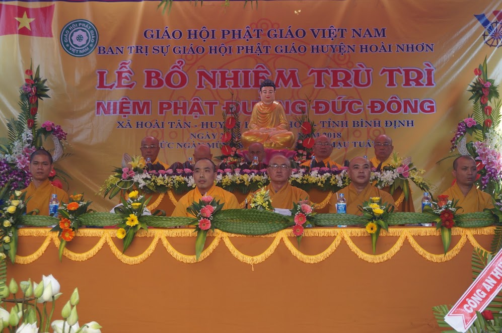 Huyện Hoài Nhơn: Lễ Bổ nhiệm Trú trì Niệm Phật Đường Đức Đông
