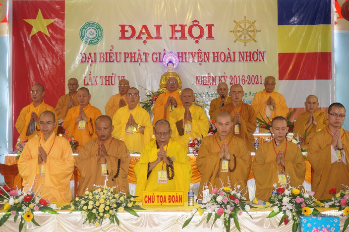 Đại hội Đại biểu Phật giáo huyện Hoài Nhơn nhiệm kỳ 2016 - 2021