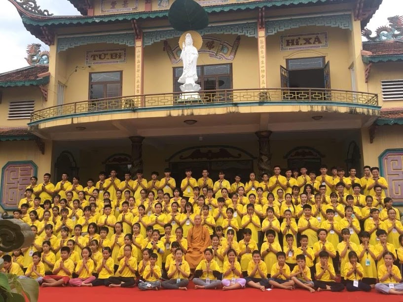 Hoài Nhơn: Khóa tu mùa hè tại chùa Long Sơn