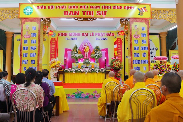Đại lễ Phật đản PL 2566 của BTS GHPGVN tỉnh Bình Định